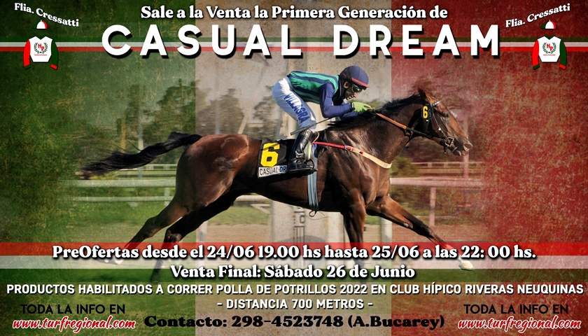 Exitosa venta del Haras Patagonia de la familia Cressatti, aquí las ofertas finales