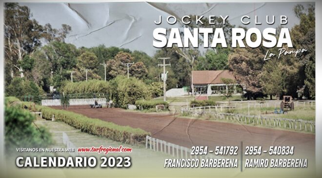 Las primeras fechas de la temporada 2023 en el Jockey Club Santa Rosa, se corre el 5 de Febrero