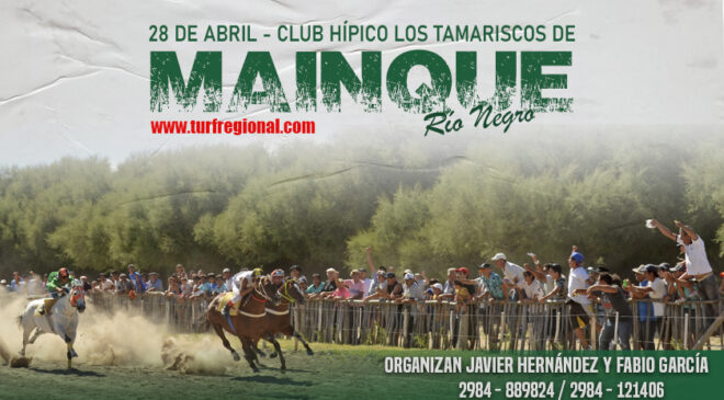 Adelantos del Club Hípico Los Tamarisco de Mainque, se corre el 28 de Abril